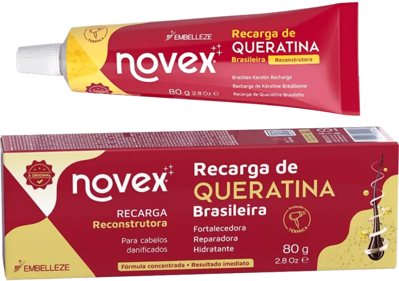 RECARGA NOVEX DE QUERATINA 80G EMBELLEZE