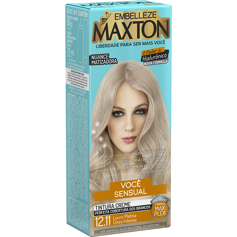 TINTURA MAXTON LOUPLATCINZINT12.11 EMBELLEZE