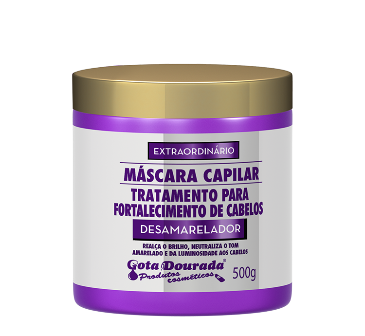 MÁSCARA CAPILAR DESAMARELADOR 500GR