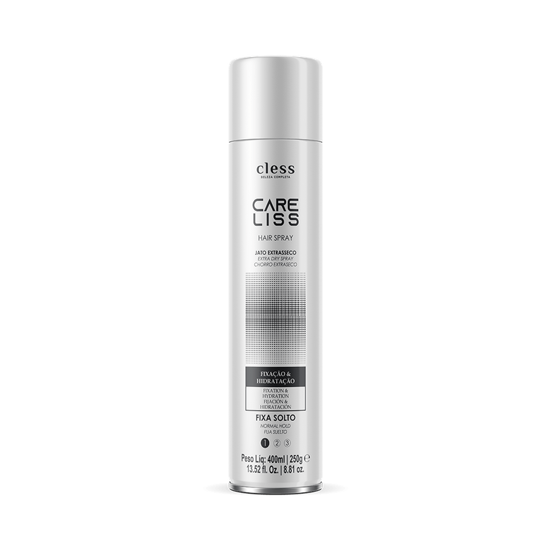 Hair Spray Cless Care Liss Fixa Solto 400ml