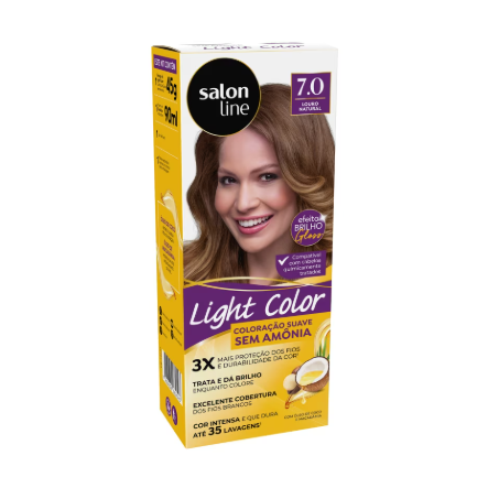 COLORAÇÃO SUAVE LIGHT COLOR 7.0 LOURO NATURAL
