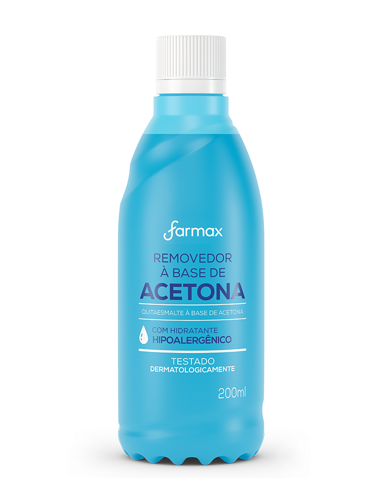REMOVEDOR COM ACETONA FARMAX 200ML