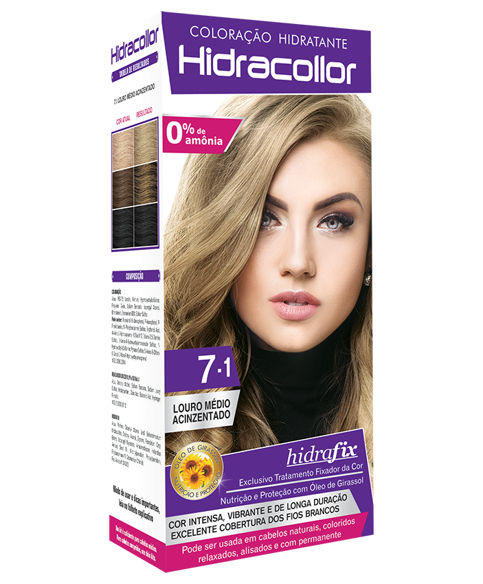 HIDRACOLLOR KIT LOURO ACINZENTADO 7.1   