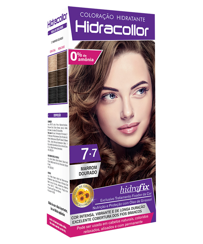 HIDRACOLLOR KIT MARROM DOURADO 7.7      