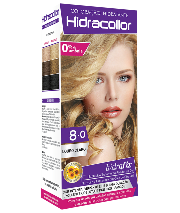 HIDRACOLLOR KIT LOURO CLARO 8.0