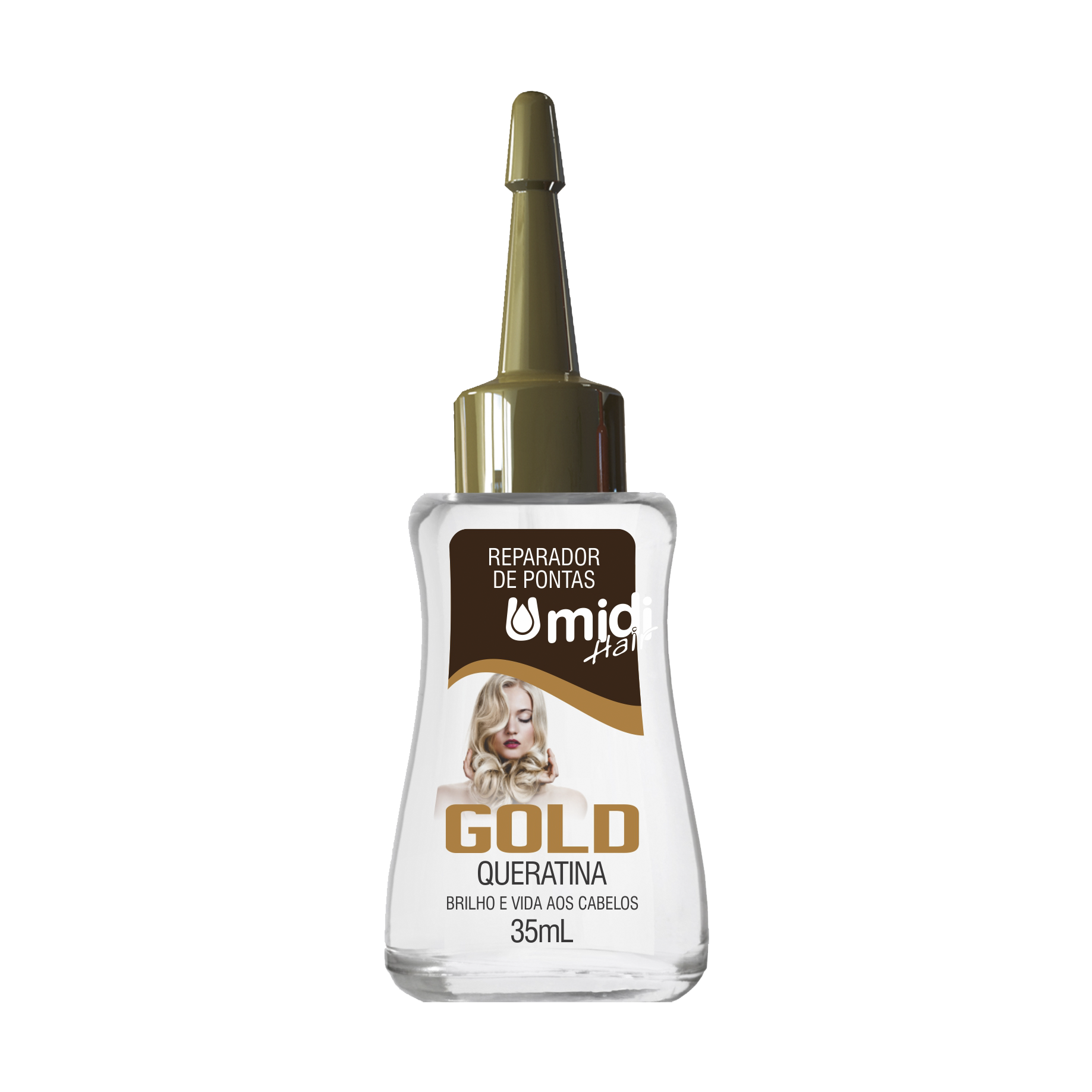 REP PONTAS U.HAIR GOLD QUERATINA 35ML