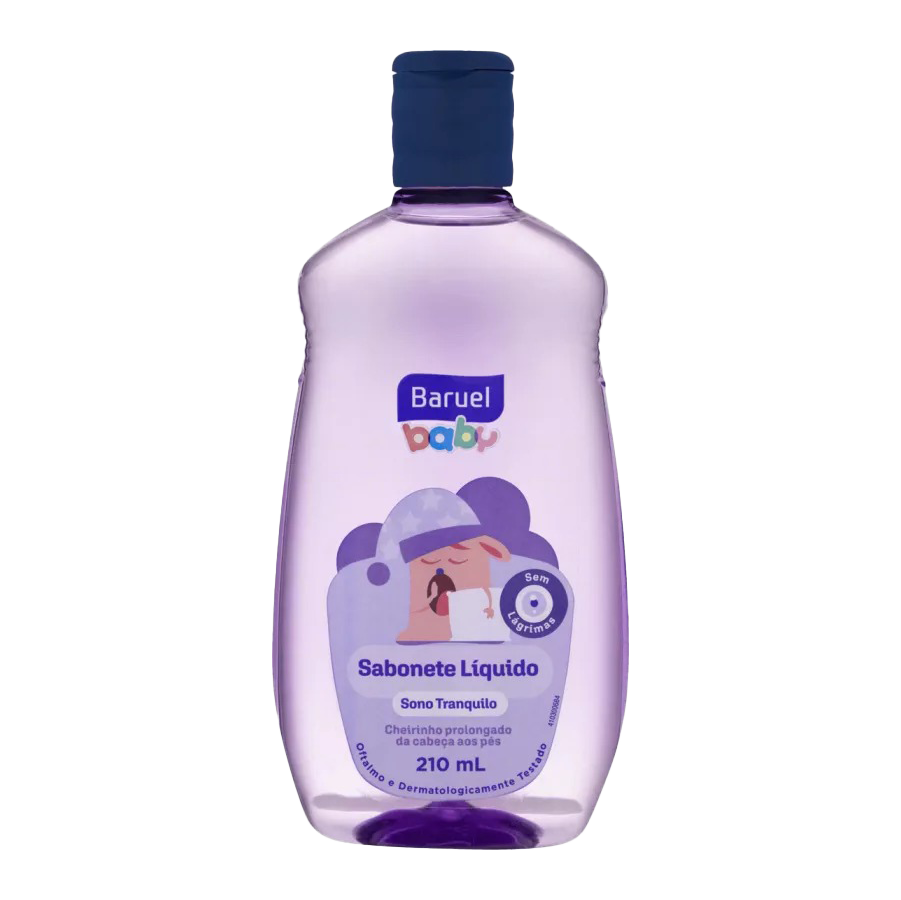 SABONETE LÍQUIDO BARUEL BABY SONO TRANQUILO 210ML