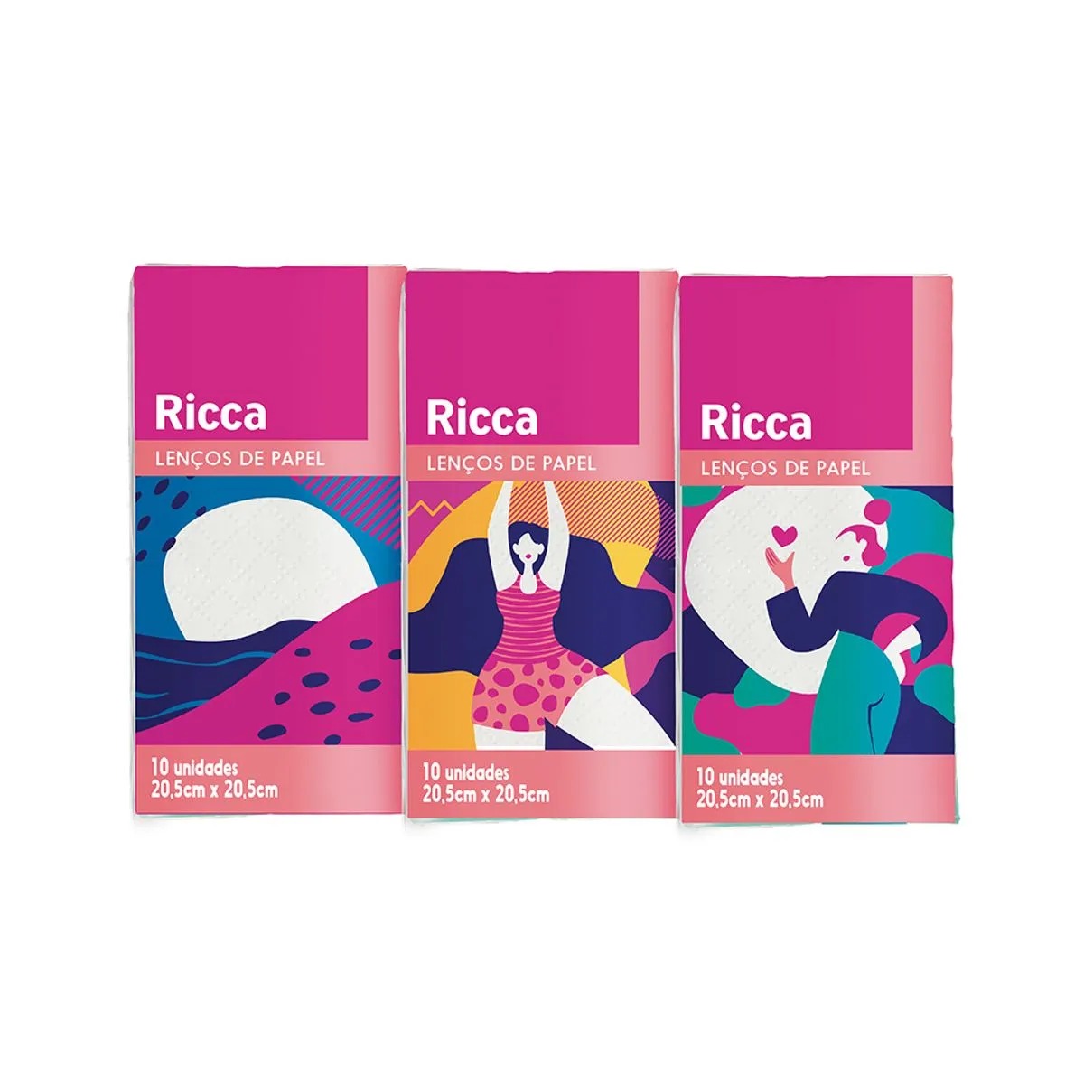 Lenço de Papel Ricca (10 Unidades) 3704