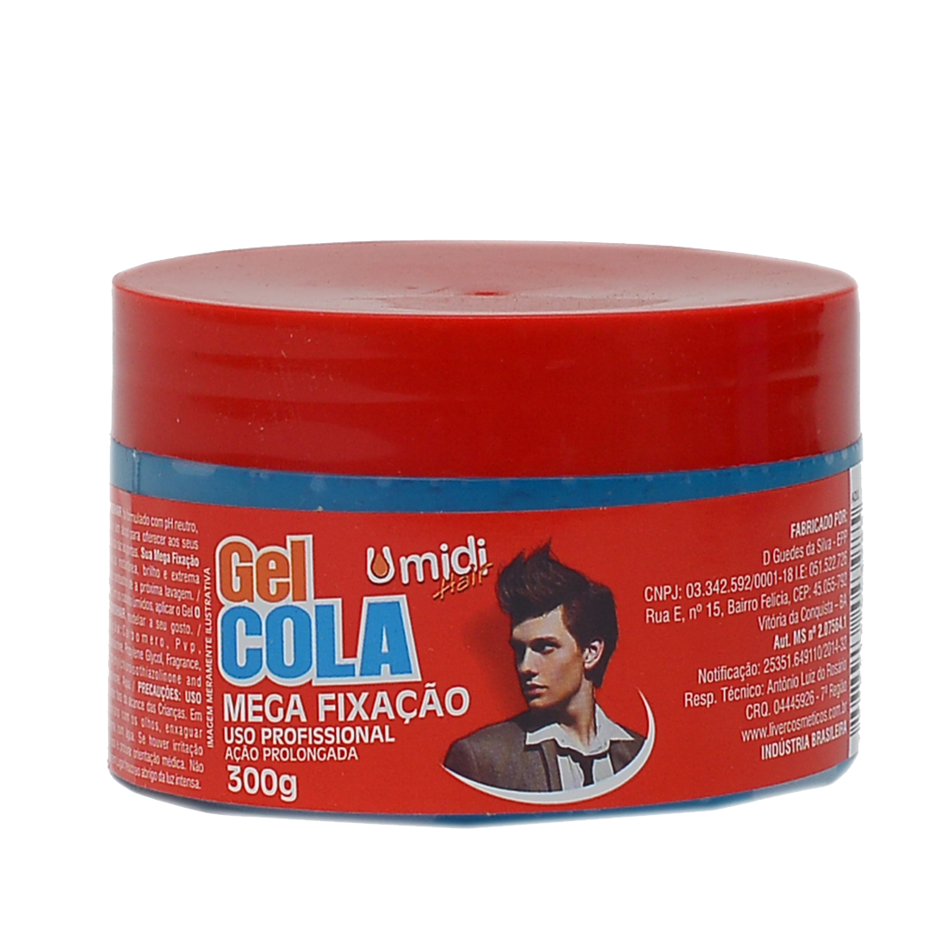 GEL COLA U.HAIR AZUL 300G