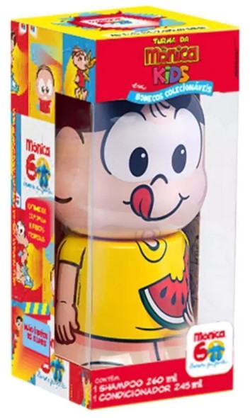 KIT SH+COND CIA DA NATUREZA TURMA DA MÔNICA KIDS MAGALI BONECO 260ML + 245ML