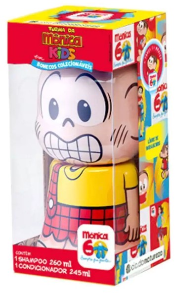 KIT SH+COND CIA DA NATUREZA TURMA DA MÔNICA KIDS CASCÃO BONECO 260ML + 245ML