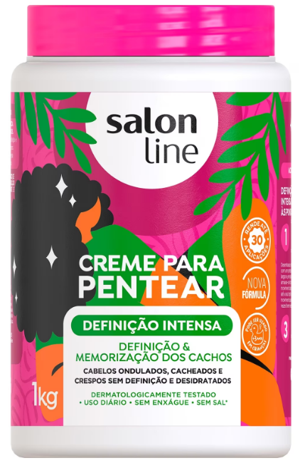 CREME PARA PENTEAR SALON LINE DEFINIÇÃO INTENSA  1KG