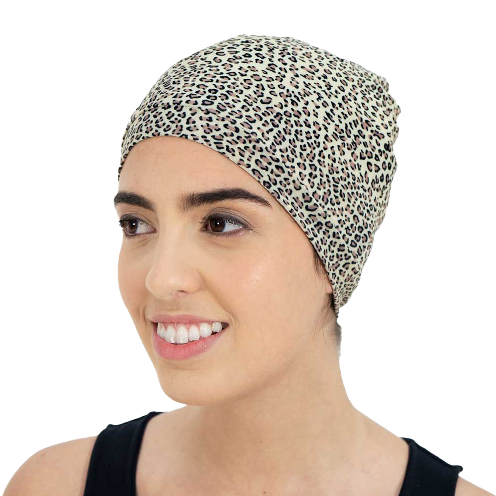 TOUCA P/CABELO NERO C/ BARRA ESTAMPADA