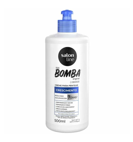 CREME PARA PENTEAR SALON LINE SOS BOMBA ORIGINAL  500ML