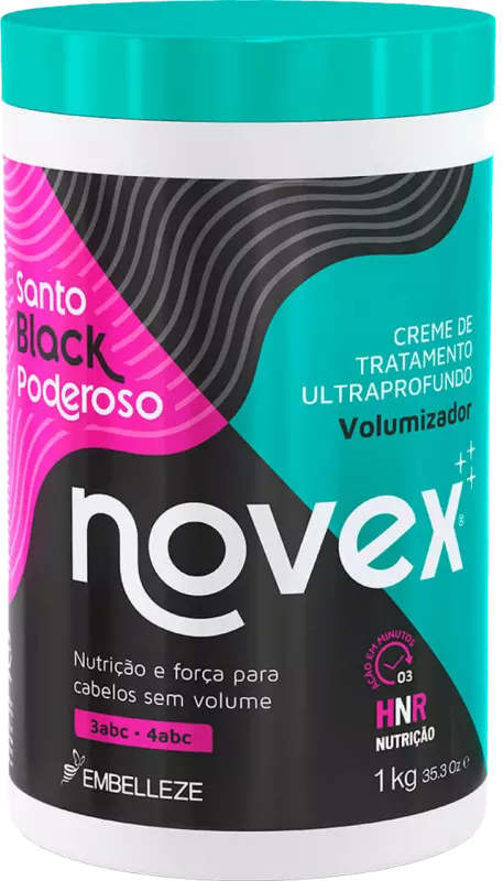 Creme de Tratamento Embelleze Meus Cachos Santo Black 1kg