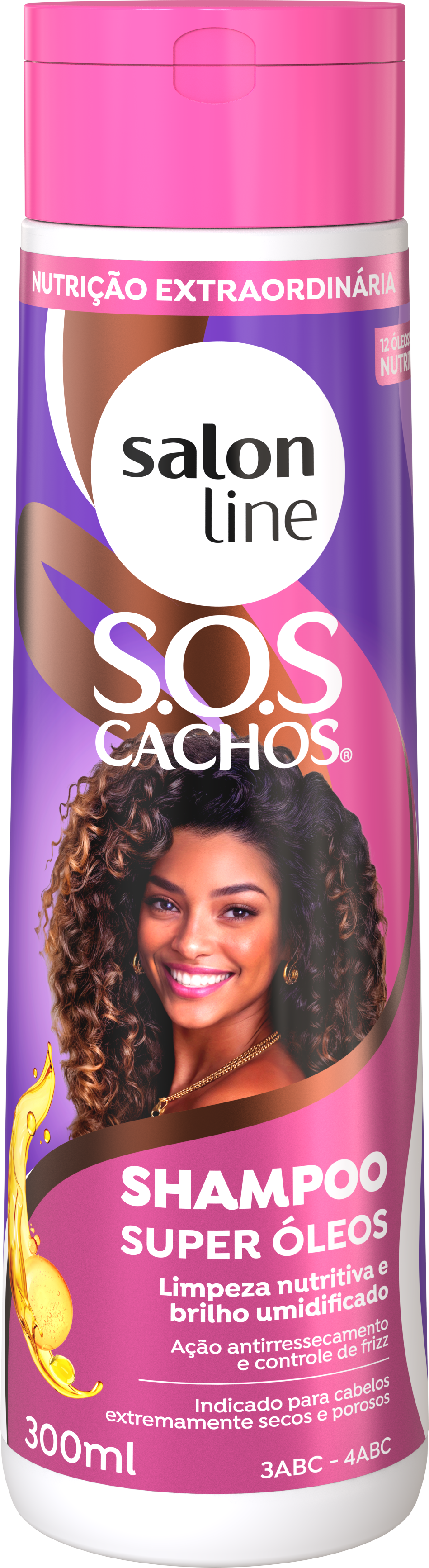 SHAMPOO SALON LINE SOS CACHOS SUPER ÓLEOS  300ML