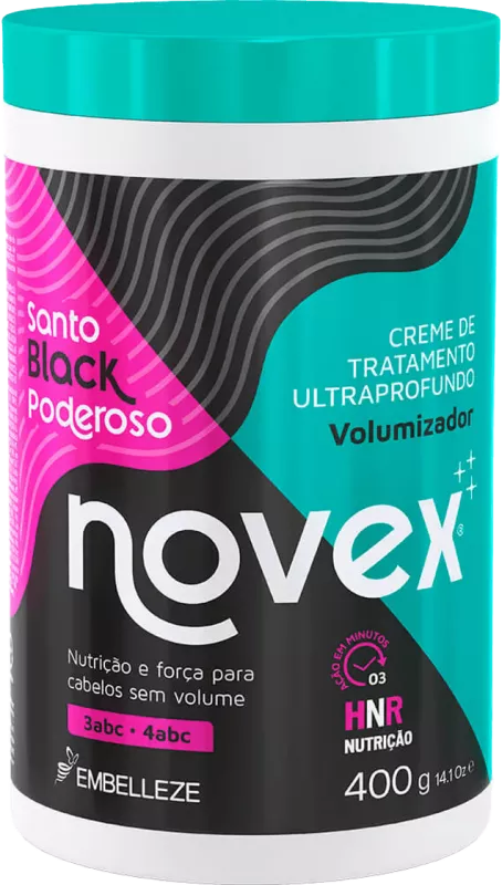 CREME TRATAMENTO MEUS CACHOS SANTOBLACK 400G EMBELLEZE