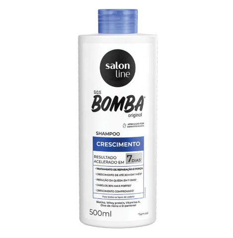 SHAMPOO SALON LINE SOS BOMBA VITAMINAS  500ML