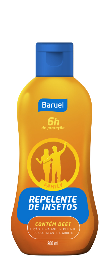 LOÇÃO REPELENTE BARUEL FAMILY 200ML