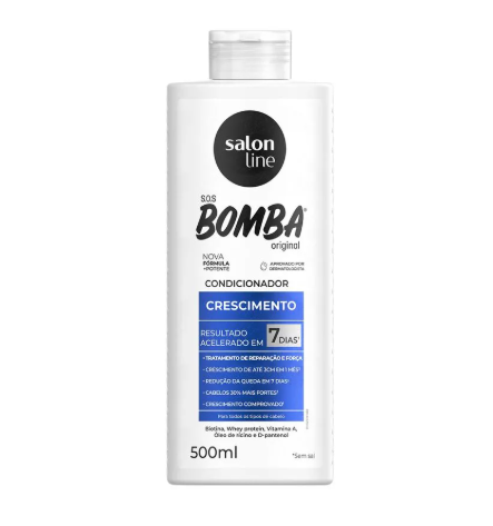 CONDICIONADOR SALON LINE SOS BOMBA ORIGINAL  500ML