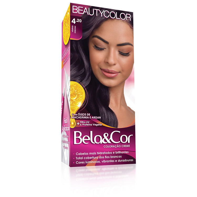 Coloração Bela&Cor 4.20 Violeta Intenso