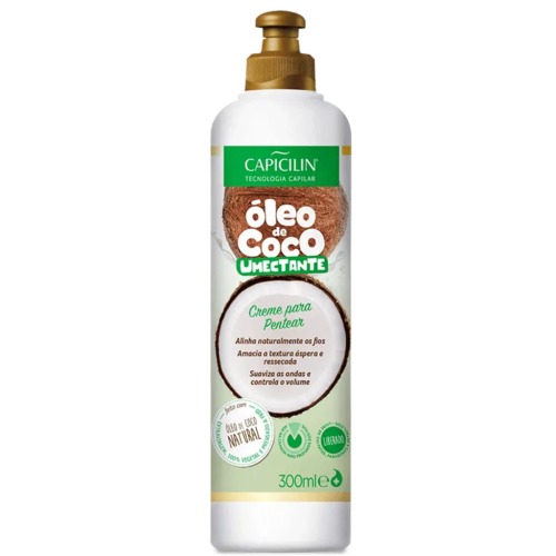 CONDICIONADOR CREME PARA PENTEAR ÓLEO DE COCO UMECTANTE 12 X 300ML