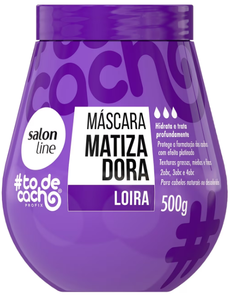 Máscara Matizadora Salon Line #Todecacho Loiros Liberado 500g