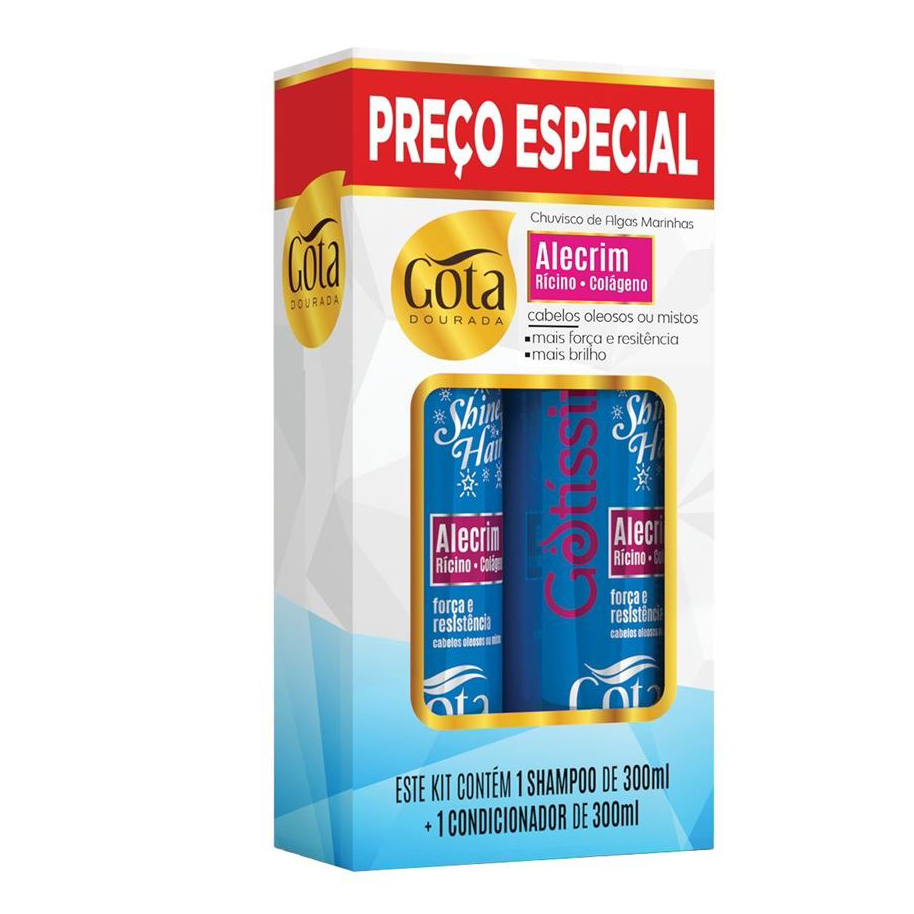 KIT SHAMPOO + CONDICIONADOR CHUVISCOS DE ALGAS MARINHAS 300ML