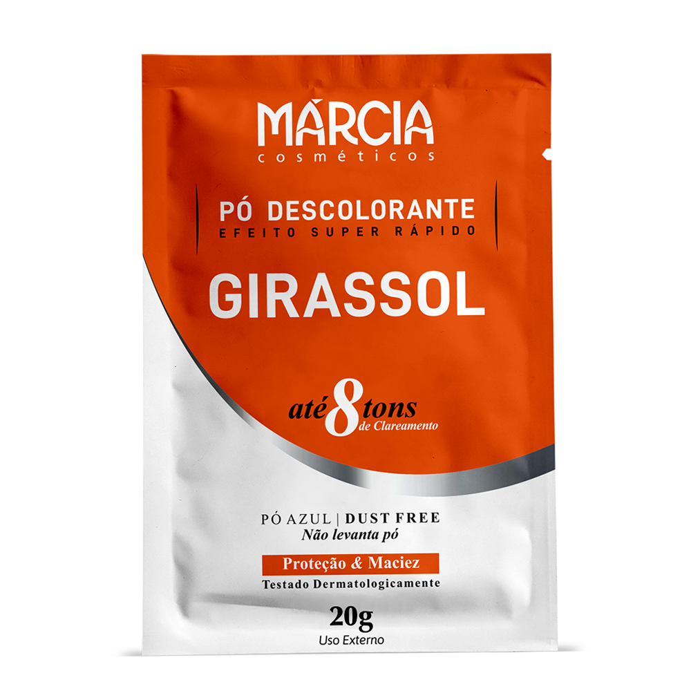 DESCOLORANTE MÁRCIA GIRASSOL 20G COM 12