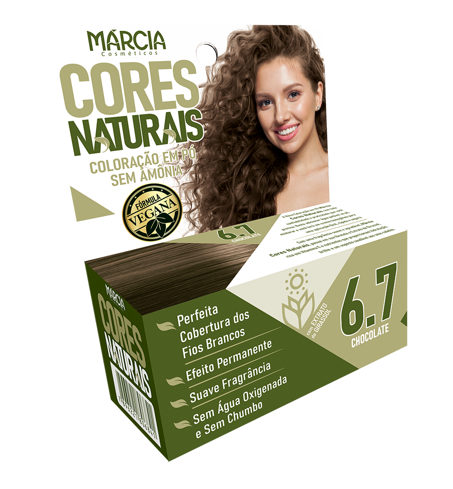TINTURA EM PÓ MÁRCIA 6.7 - CHOCOLATE