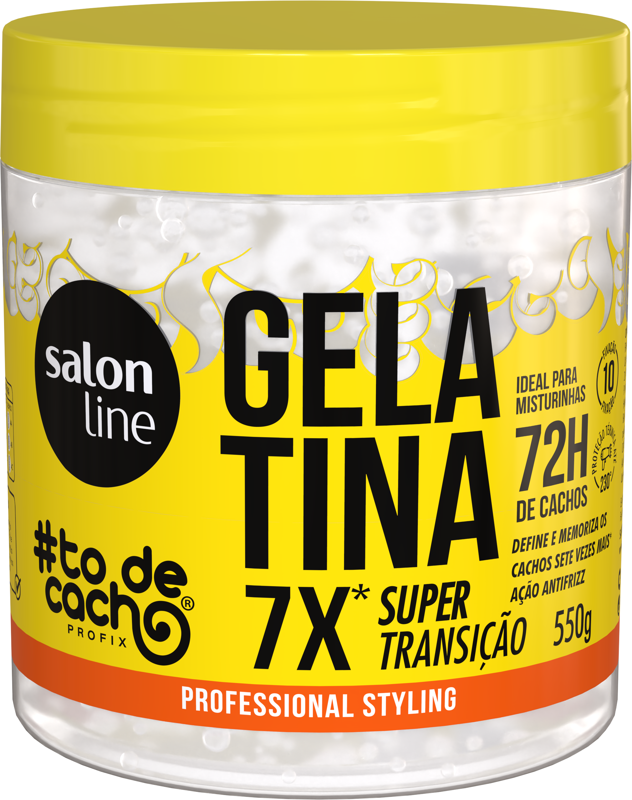 GELATINA SALON LINE #TODECACHO SUPER TRANSIÇÃO CAPILAR  550G