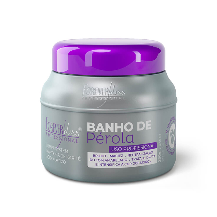 MÁSCARA BANHO DE PÉROLA FOREVER LISS 250G