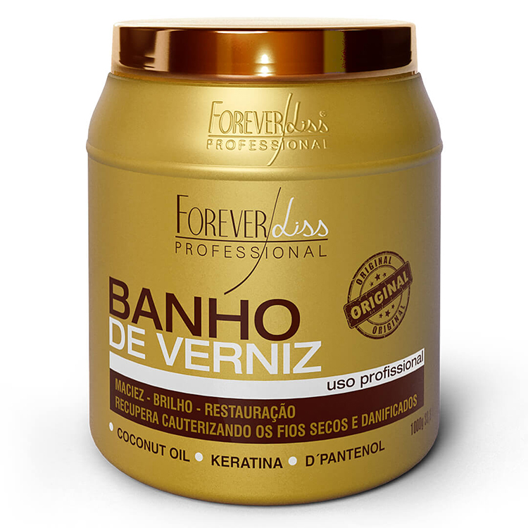 MÁSCARA BANHO DE VERNIZ FOREVER LISS 1KG