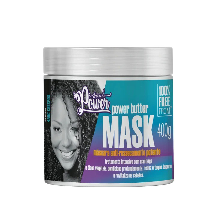 MASCARA ANTIRESSECAMENTO POWER BUTTER MASK SOUL POWER 400G