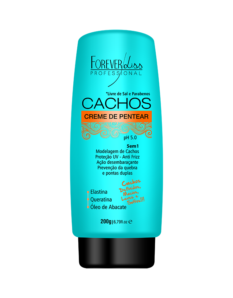 CREME DE PENTEAR CACHOS 5 EM 1 FOREVER LISS 200G