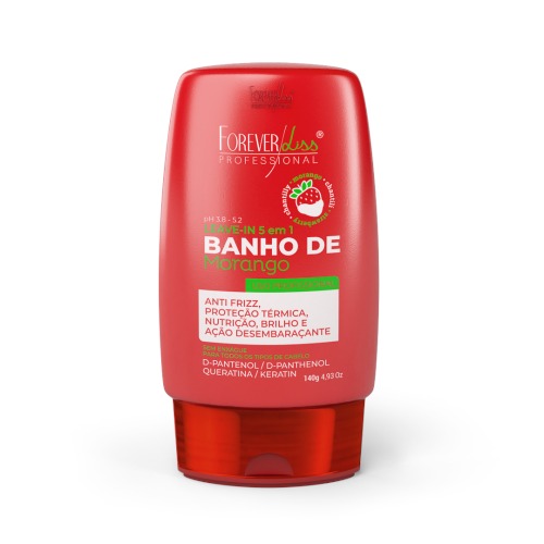 LEAVE-IN BANHO DE VERNIZ MORANGO FOREVER LISS 140G
