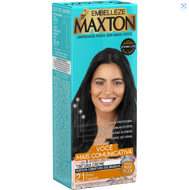 TINTURA MAXTON PRETOESPECIAL 2.1 EMBELLEZE