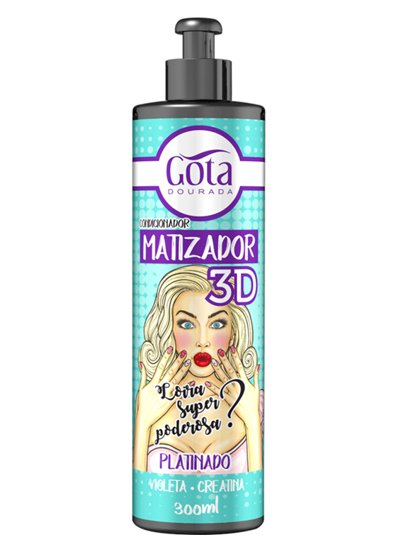 MATIZADOR 3D PLATINADO 300ML