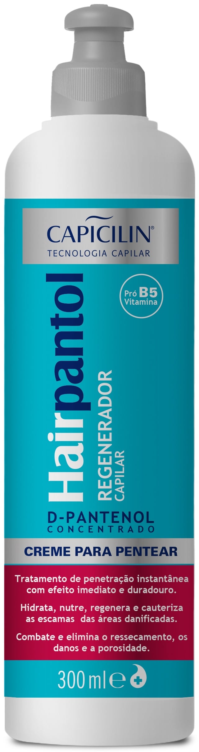 Creme para Pentear Capicilin Hairpantol 300ml