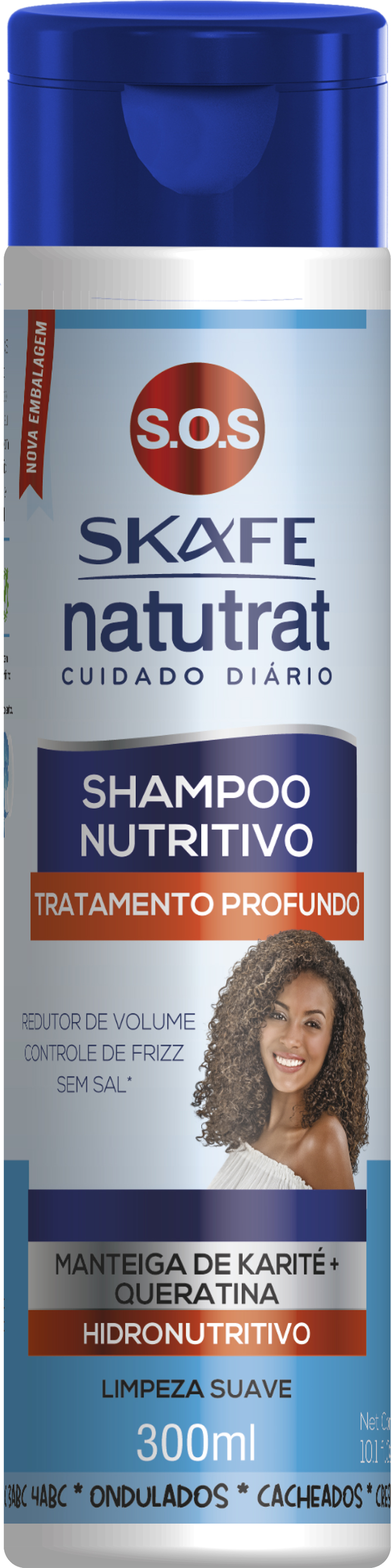 SHAMPOO NUTRITIVO NATUTRAT SOS CUIDADO DIÁRIO 300ML
