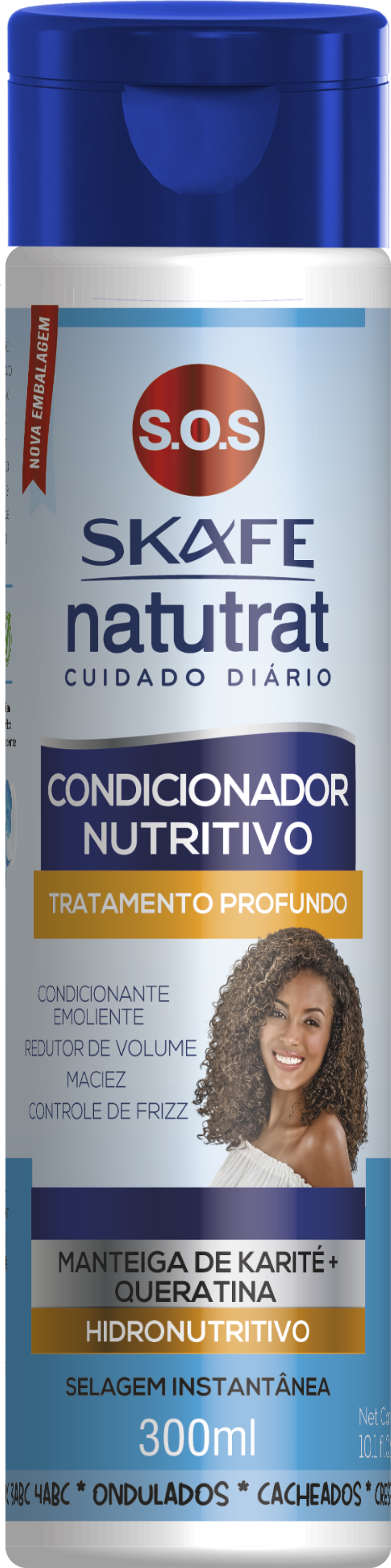 CONDICIONADOR NUTRITIVO NATUTRAT SOS CUIDADO DIÁRIO 300ML