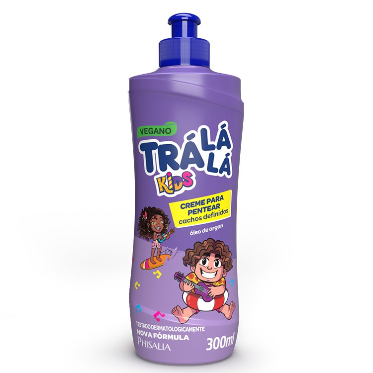 CREME DE PENTEAR TRÁ LÁ LÁ KIDS CACHOS 12X300G