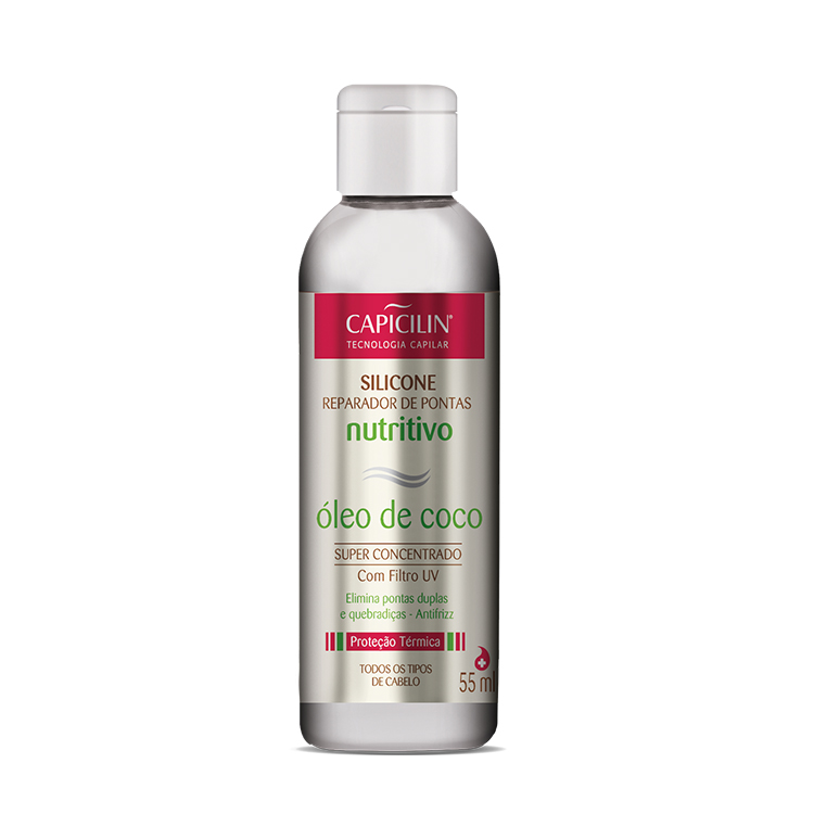 Silicone Capicilin Nutritivo Óleo de Coco 55ml