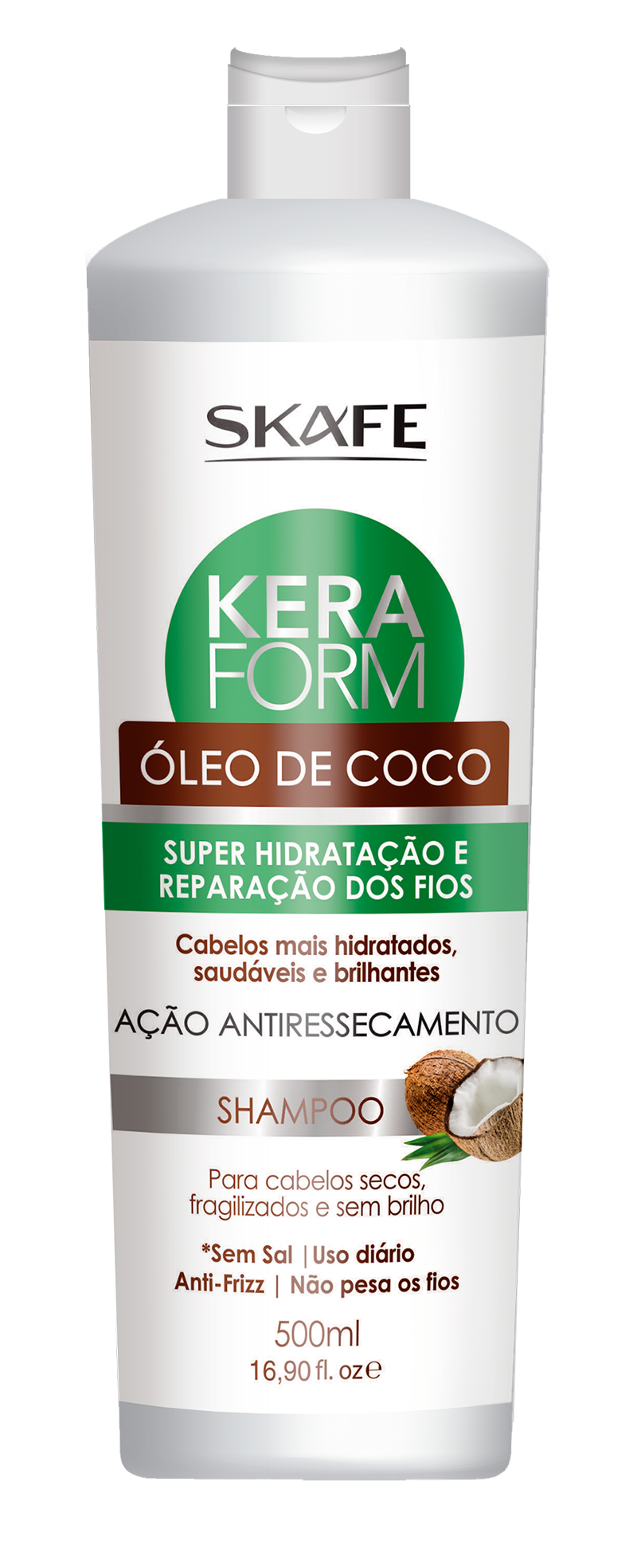 SHAMPOO KERAFORM ÓLEO DE COCO 500ML