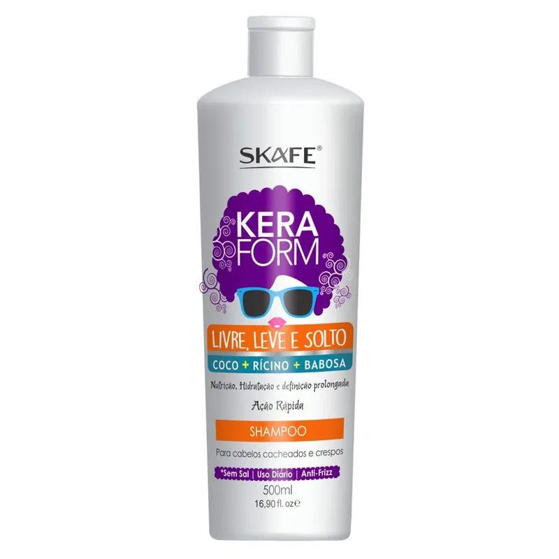 SHAMPOO KERAFORM LIVRE, LEVE E SOLTO 500ML