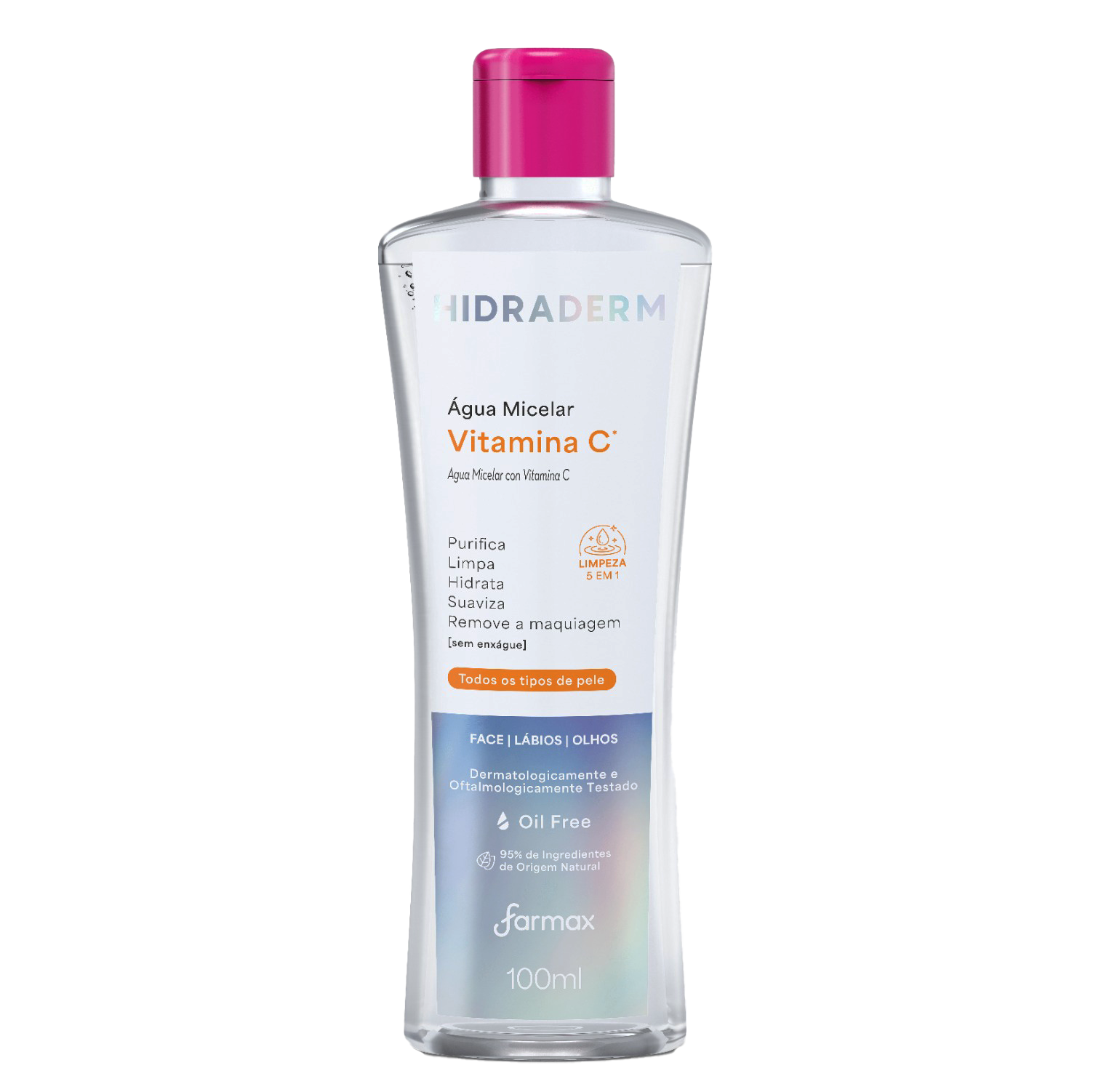 AGUA MICELAR VITAMINA  C HIDRADERM 100ML