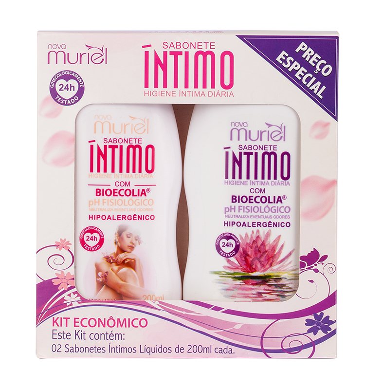 KIT SABONETE INTIMO TRADICIONAL + FLORAL 200ML