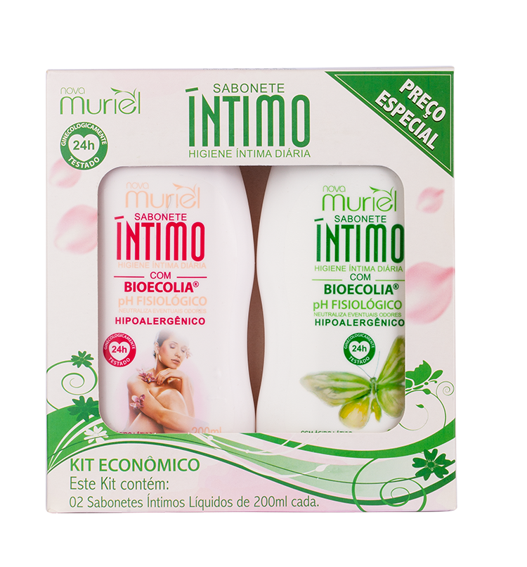 KIT SABONETE INTIMO TRADICIONAL + HERBAL 200ML
