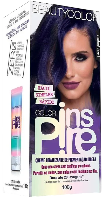 CREME TONALIZANTE BEAUTY COLOR INSPIRE DEEP PURPLE