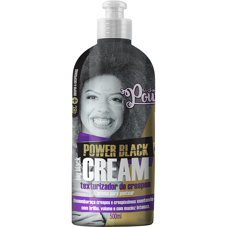Creme para Pentear Soul Power Black Big Black Cream 500ml